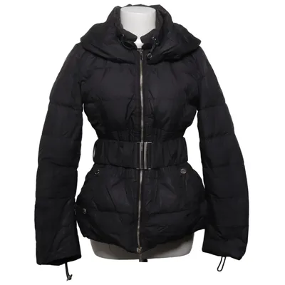 Daunenjacke (Schwarz) von Karen Millen Baumwolle, Daune, Feder, Polyamid, Polyester