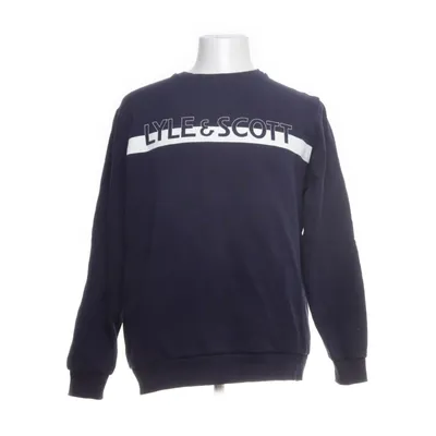 Sweatshirt (Blue, White) from Lyle & Scott Cotton