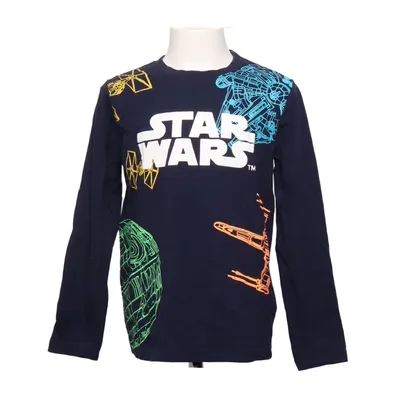 T-shirt à manches longues (Bleu, Multicolore) de Star Wars Coton