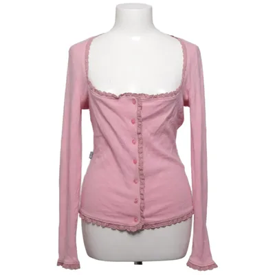 Cardigan (Pink) from Moschino Jeans Angora, Polyamide, Wool