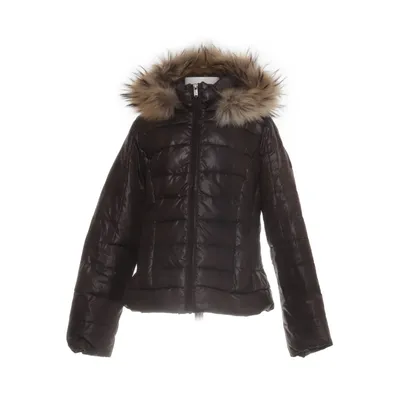 Down jacket (Brown) from Bomboogie Down, Feather, Fur, Polyester