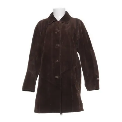 Ledermantel (Braun) von C&A Leder, Wildleder