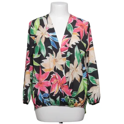 Wikkelblouse (Zwart, Meerkleurig) van Pescara