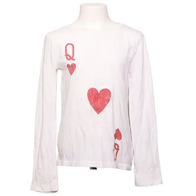 Long sleeve T-shirt (White, Red) from Gap Kids Cotton