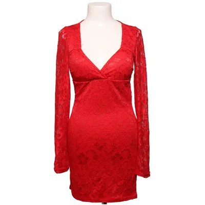 Jurk (Rood) van Koucla Katoen, Polyester