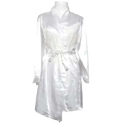 Robe de chambre (Blanc) de Ahu Lingerie Polyester