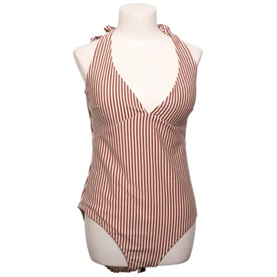 Maillot de bain une pièce (Marron, Blanc) de Grain de Malice Élasthane, Polyester