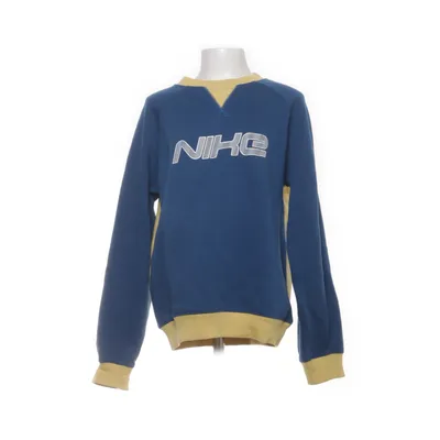 Sweatshirt (Blauw, Geel) van Nike Katoen, Polyester