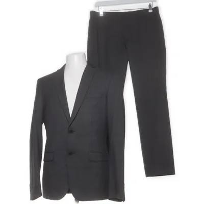 Kostym (Grå) från WE Polyester, Ull