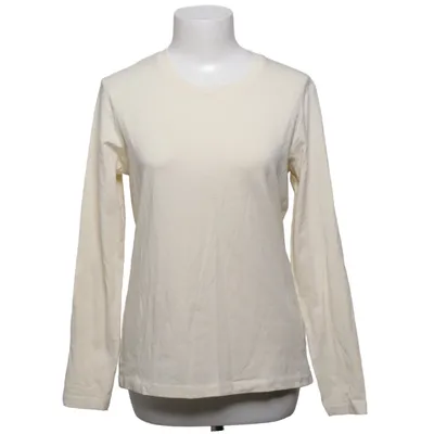 T-shirt à manches longues (Blanc) de Åhléns Coton, Élasthane