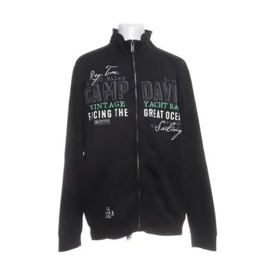 Cardigan (Sort) fra Camp David Bomuld, Polyester
