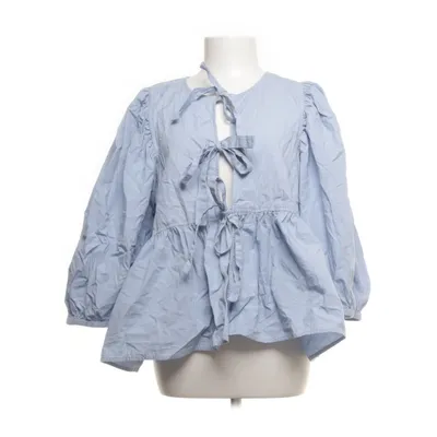 Wrap blouse (Blue) from Boii Cotton