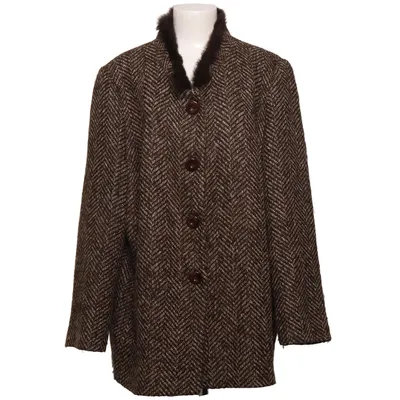 Manteau (Marron) de El Corte Inglés Acrylique, Polyester, Laine