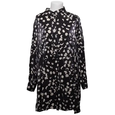 Jurk (Zwart, Wit) van Object Polyamide, Viscose