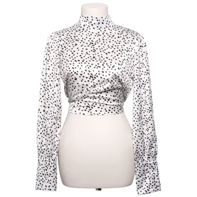 Blouse (Wit, Zwart) van Pretty Lavish Polyester
