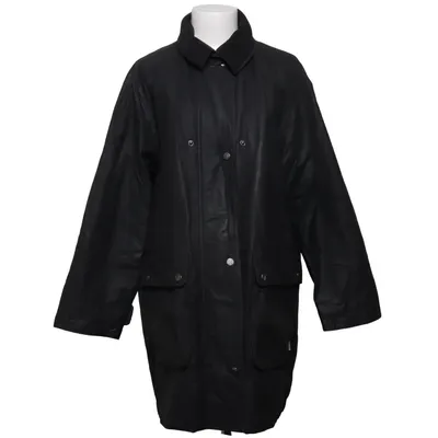 Oilskin coat (Black) from Bison Acetate, Acrylic, Cotton, Polyester, Polyurethane, Wool