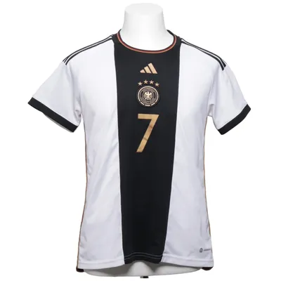 Fodboldtrøje (Hvid, Sort, Flerfarvet) fra Adidas Polyester