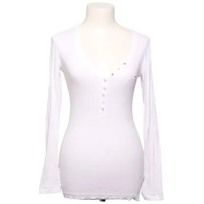 Henley shirt (White) from Tommy Hilfiger Denim Cotton, Elastane