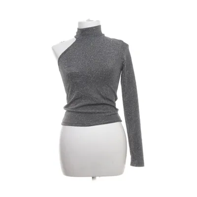 Crop top (Sort) fra Pigalle Metallfiber, Polyamid