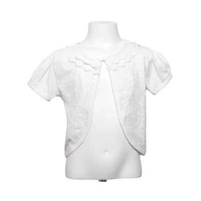 Boléro (Blanc) de Jetset Trends Coton, Élasthane