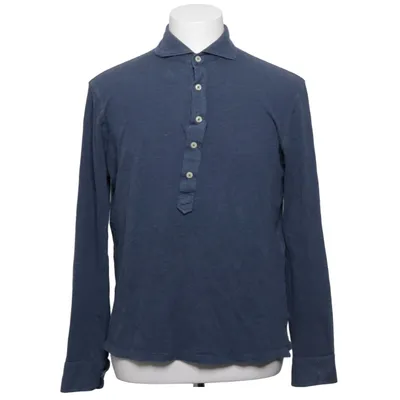 Rugby Shirt (Blau) von Gran Sasso Baumwolle