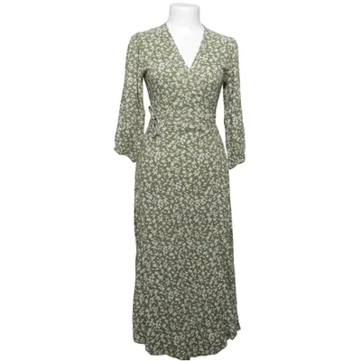 Robe portefeuille (Vert, Blanc) de Kauf Dich Glücklich Viscose