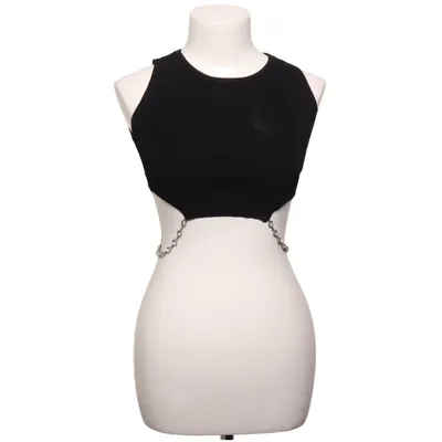Crop Top (Schwarz) von Zara Polyamid, Viskose