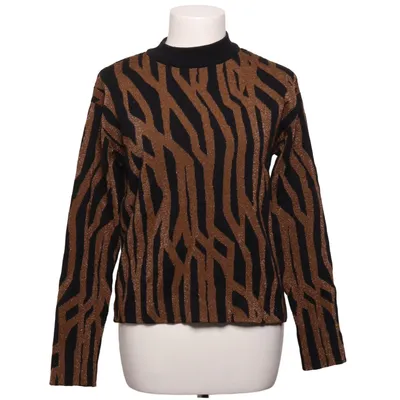Strickpullover (Schwarz, Braun) von Zoul Edition Baumwolle, Elasthan, Metallfaser, Polyester, Viskose