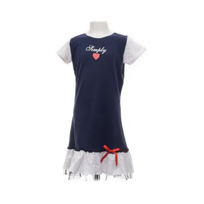 Klänning (Blå, Vit, Röd) från Simply Bomull, Elastan