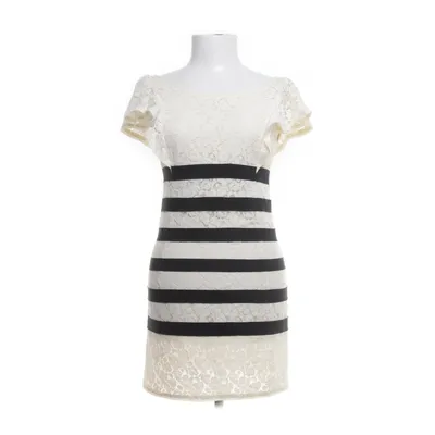 Dress (Beige, Black) from BCBG Max Azria Cotton, Nylon, Polyester, Silk