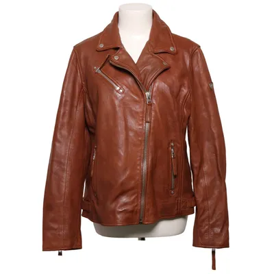 Biker jacket (Brown) from Mauritius