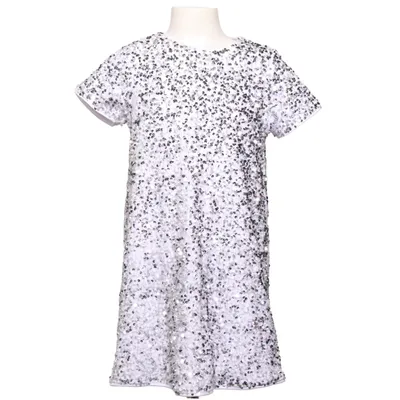 Dress (White, Silver) from Mywear Young Polyester