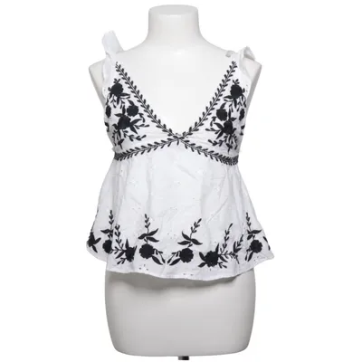 Débardeur (Blanc, Noir) de Zara Trafaluc Collection Coton, Polyester