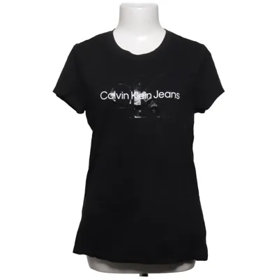T-shirt (Zwart) van Calvin Klein Jeans Katoen, Modal