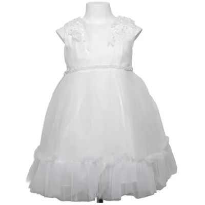 Flower girl dress (White) Polyester