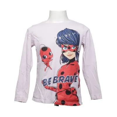 T-shirt à manches longues (Rose, Multicolore) de Miraculous Coton
