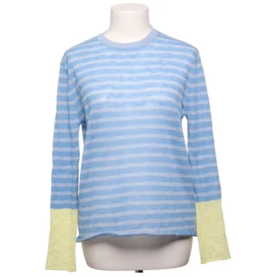 Strickpullover (Blau, Gelb, Mehrfarbig) von Zara Polyester, Wolle