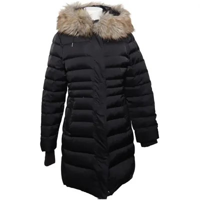 Dunfrakke (Sort) fra Calvin Klein Jeans Kunstpels, Polyester