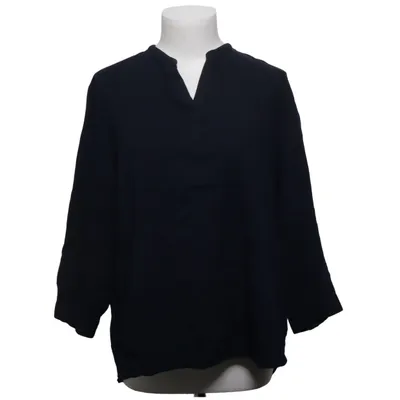 Blouse (Blue) from Uniqlo Polyester, Viscose