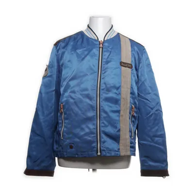 Jakke (Blå) fra Diesel Nylon, Læder