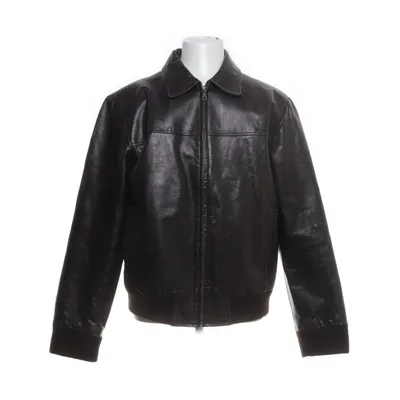 Läderjacka (Brun) från Hollies Stockholm Polyester, Skinn