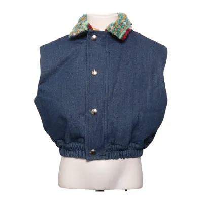 Denim vest (Blue, Multicolored) from Lours Cotton, Recycled polyester