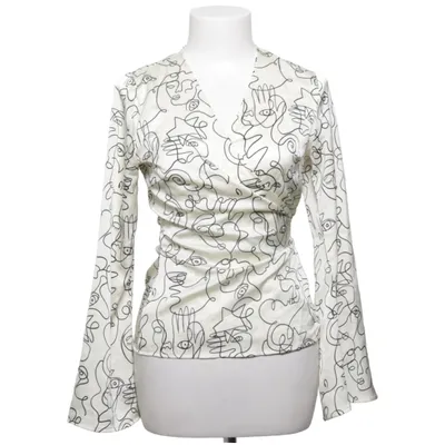 Omlottblus (Vit, Svart) från Never Fully Dressed Polyester