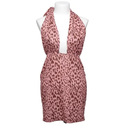 Neckholderkleid (Pink, Braun) von ASOS Design Elasthan, Polyester