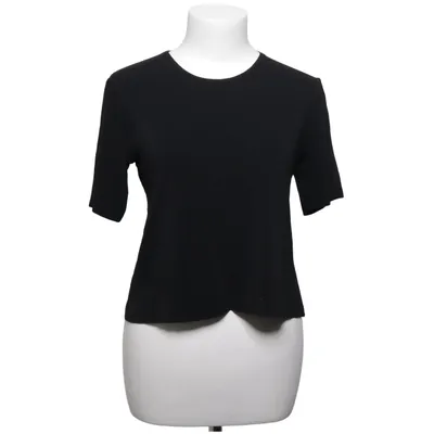 T-shirt (Zwart) van Hopsack Elastaan, Viscose