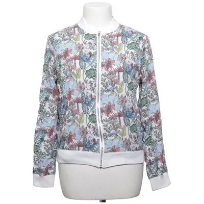 Bomberjacke (Weiß, Mehrfarbig) von Marie Sixtine Bio-Baumwolle, Viskose
