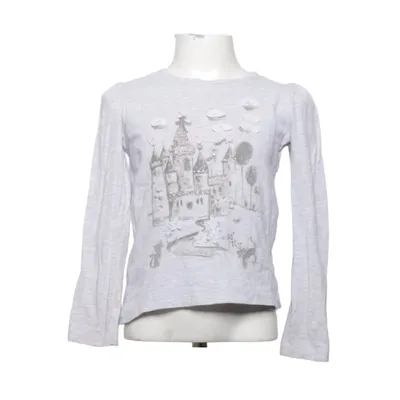 T-shirt à manches longues (Gris) de Sweet Me Coton, Élasthane, Polyester