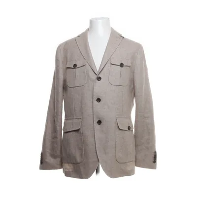 Kavaj (Beige) från The Tailoring Club Bomull, Linne, Polyester, Viskos, Ull