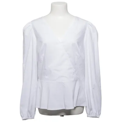 Blouse portefeuille (Blanc) de Bodyflirt Coton, Élasthane, Polyester