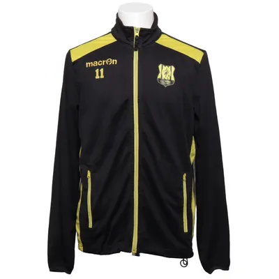 Trainingsjack (Zwart, Geel) van Macron Polyester